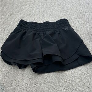 CALIA by Carrie Underwood Black Layered Shorts